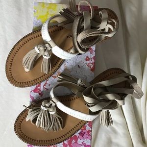 Chinese Laundry tassel sandals